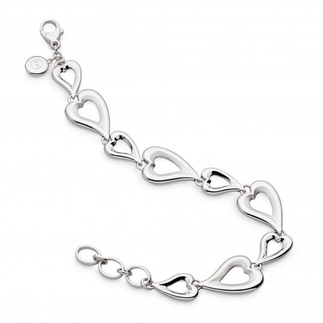 Desire Love Story Sandblast Grande Multi-Link 8" Bracelet 70524SRP