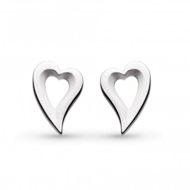Desire Love Story Sandblast Grande Stud Earrings 40524SRP