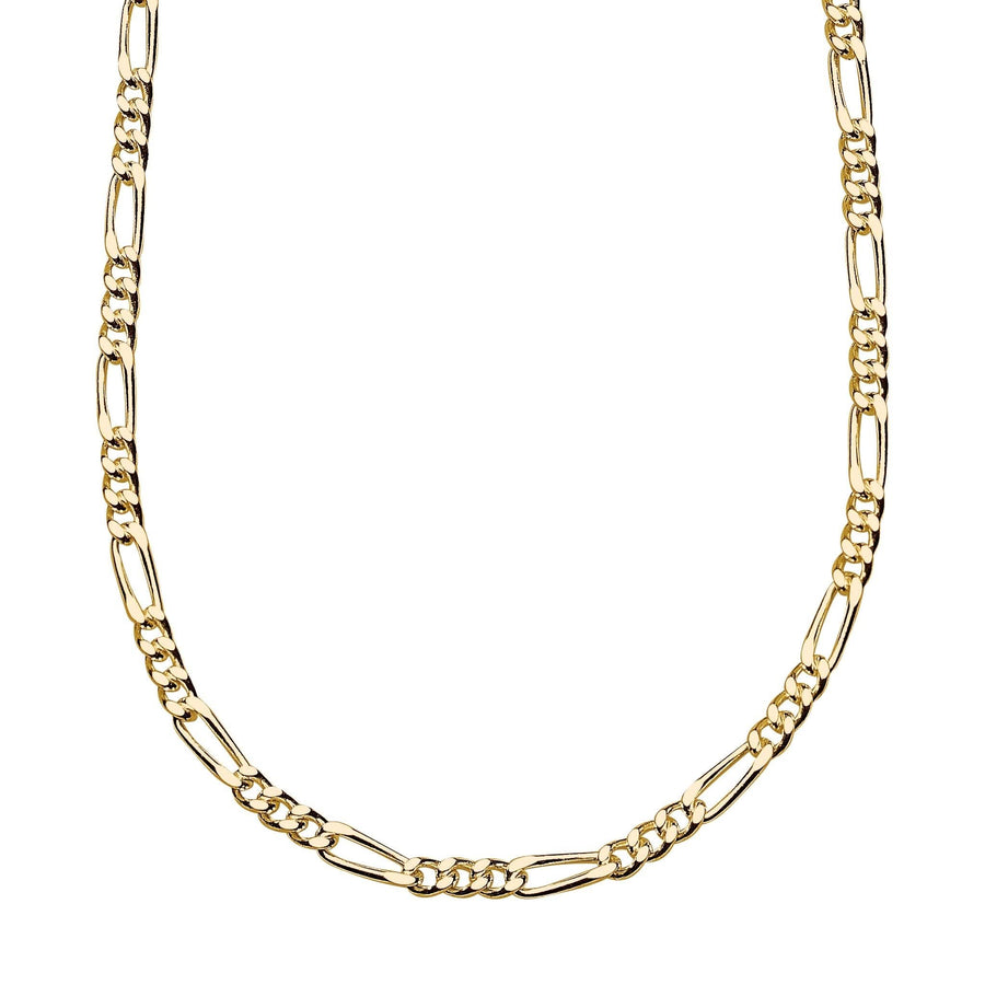 Dew Gold Plate Figaro Chain 18" Necklace 96818GD