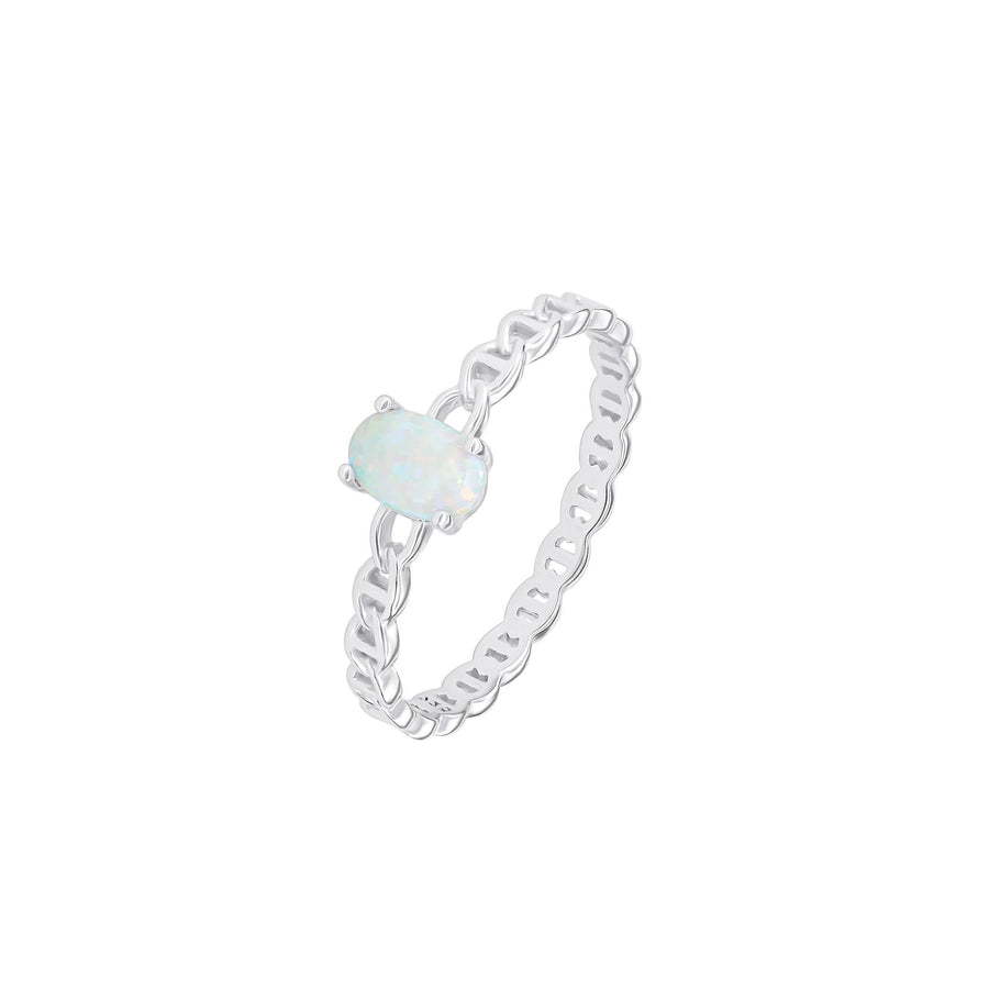 Dew Opal Open Link Ring 1601SO