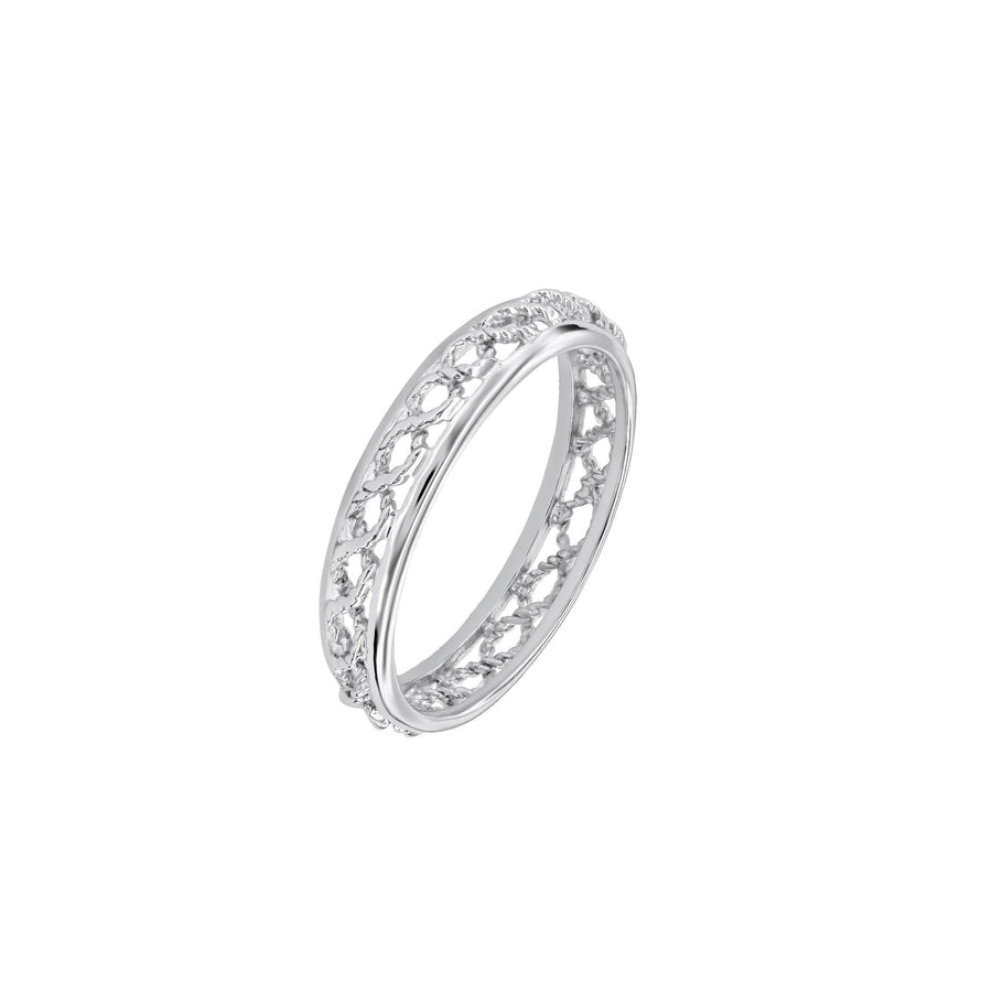 Dew Open Infinity Twist Ring 2777HP