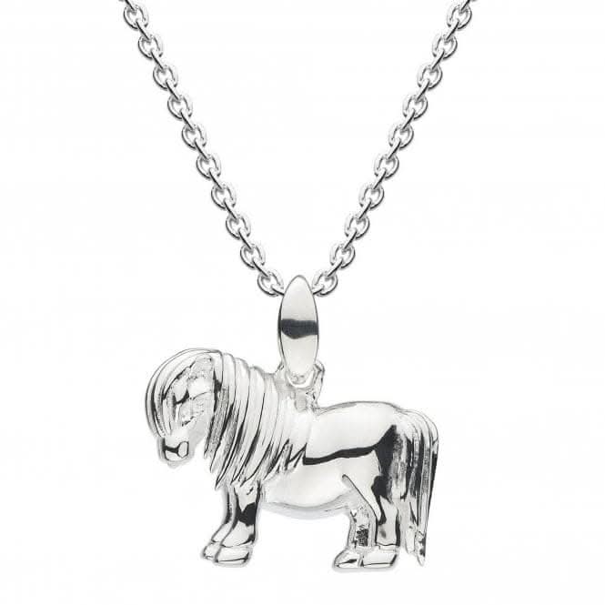 Dew Sterling Silver Dinky Shetland Pony Pendant 9469HP024
