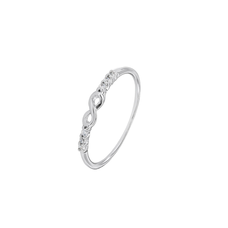 Dew Zirconia Infinity Ring 1884CZ