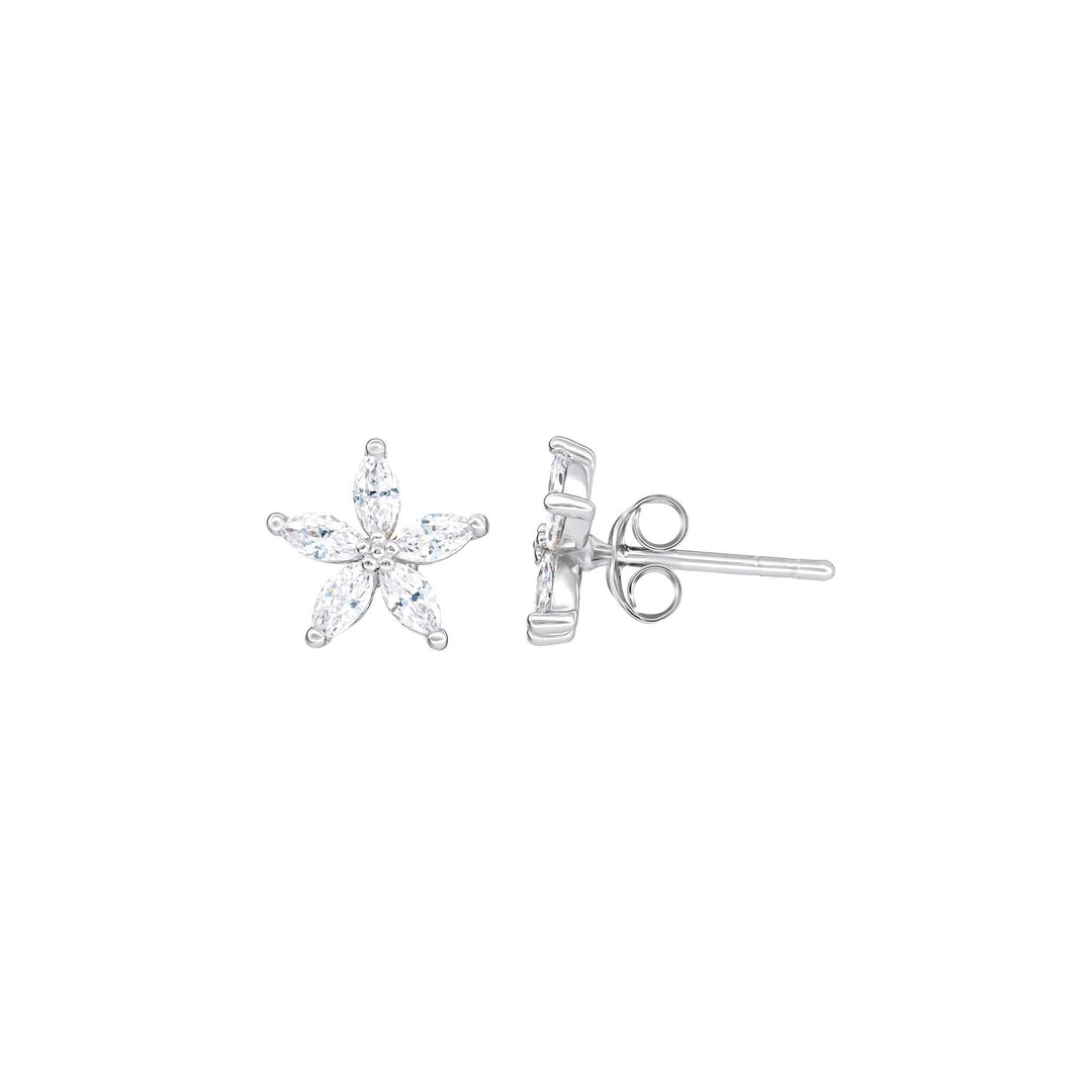 Dew Zirconia Star Flower Studs 33173CZDew33173CZ