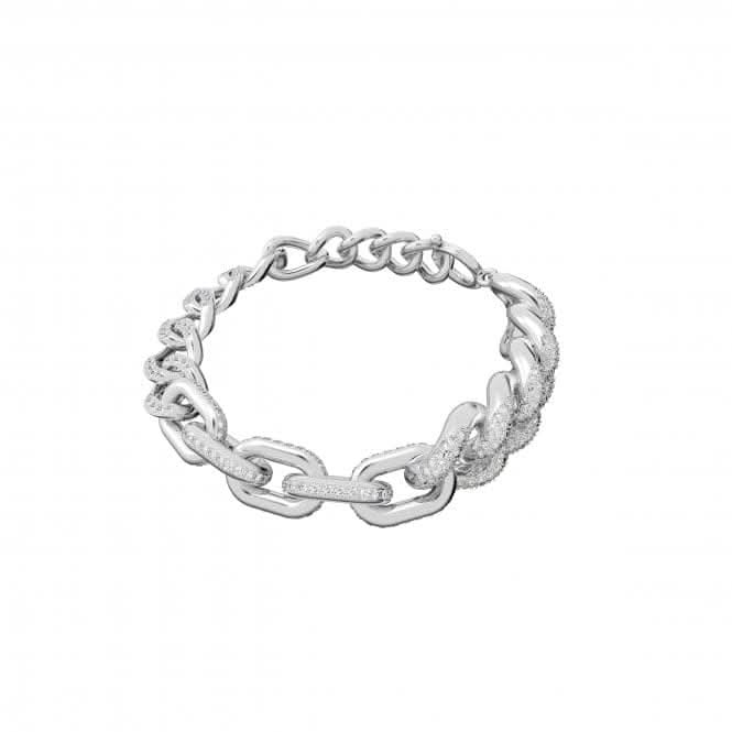 Dextera Pavé White Rhodium Plated Bracelet 5622226