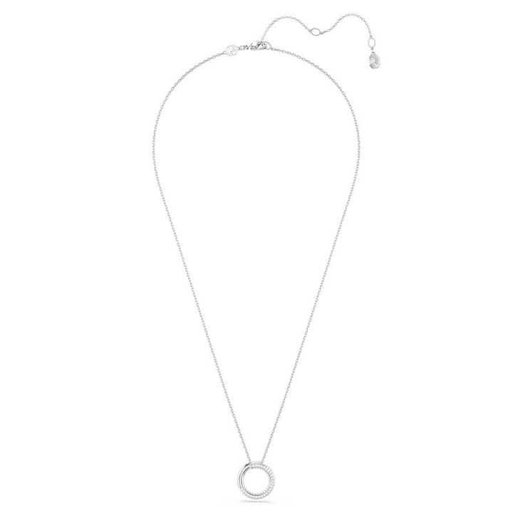 Dextera Rhodium Plated White Pavé Pendant 5692737Swarovski5692737