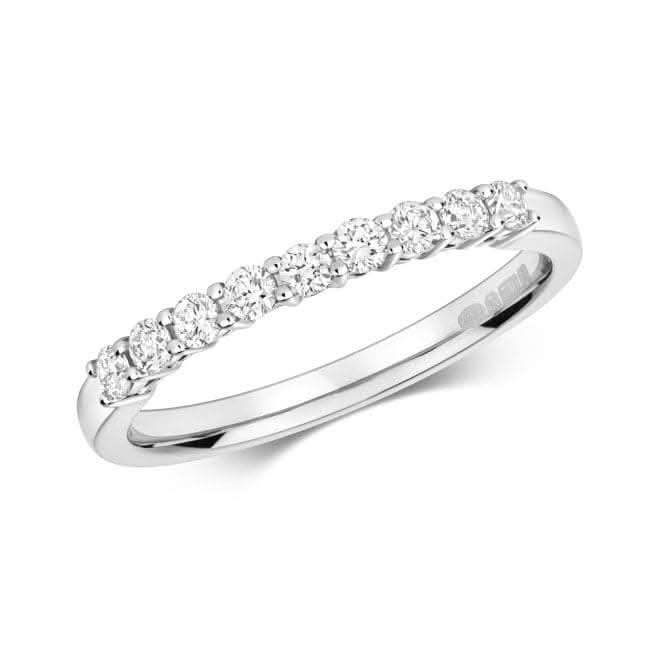 Diamond Claw Set Eternity Ring RDQ267WGemstones JewelleryRDQ267W/J