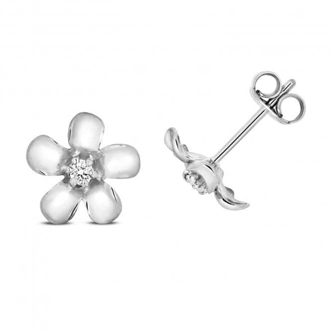 Diamond Daisy Earrings ED329W