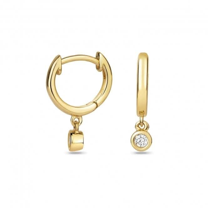 Diamond Huggies Earrings ED383