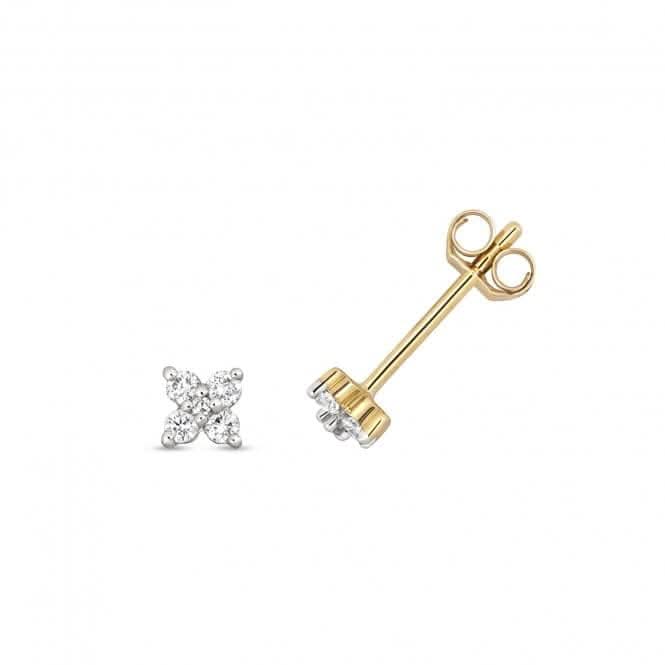 Diamond Stud Earrings ED363