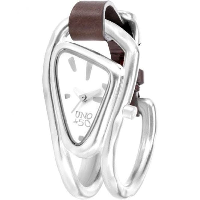 Din Don Silver Metal Watch REL0132BLNMAR0U