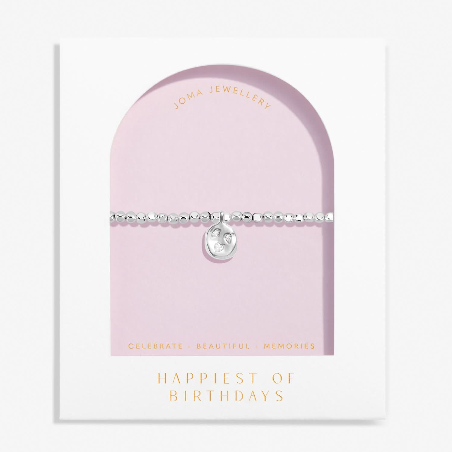 Dolce Vita Happiest of Birthdays Silver Plated Bracelet 8495Joma Jewellery8495
