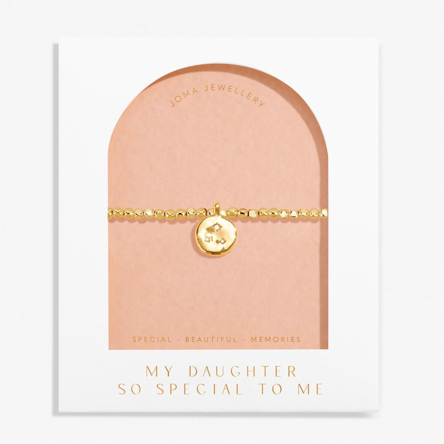 Dolce Vita My Daughter So Special To Me Gold Plated Bracelet 8505