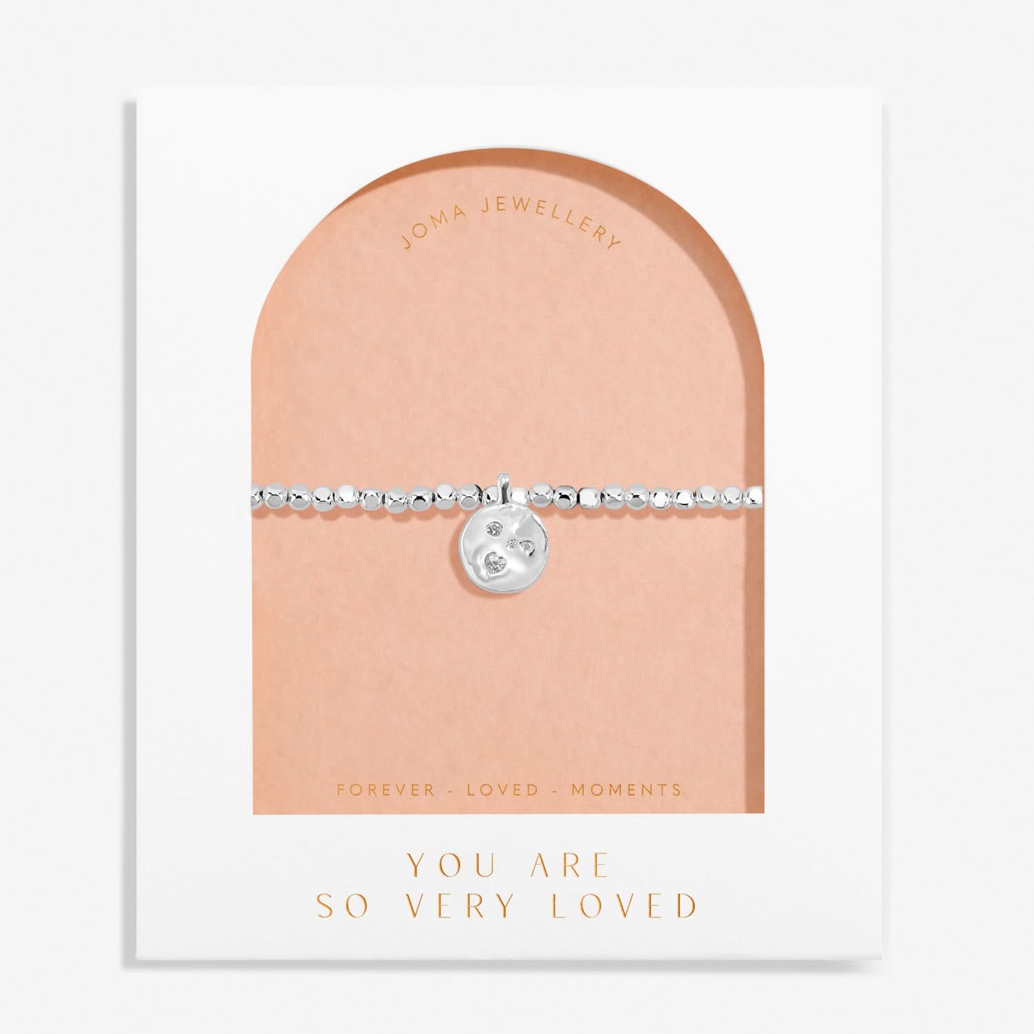 Dolce Vita You Are So Loved Silver Plated Bracelet 8500Joma Jewellery8500