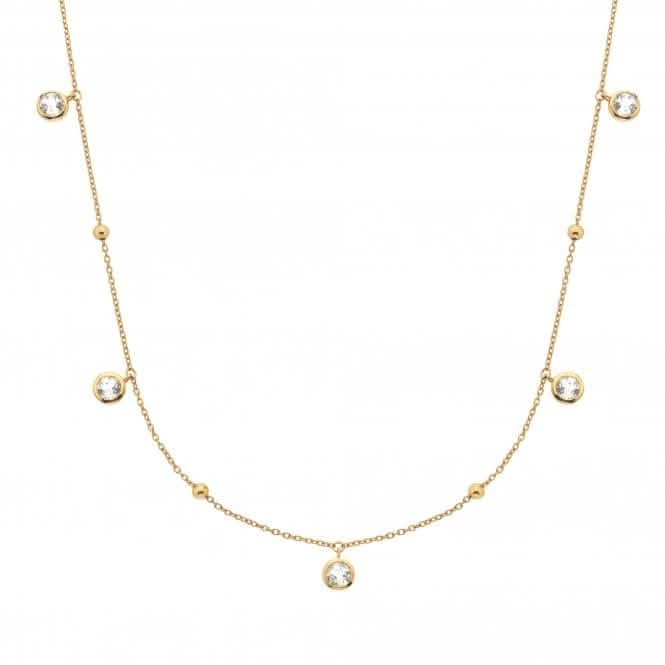 Droplet White Topaz Necklace DN185Hot Diamonds x GemstonesDN185
