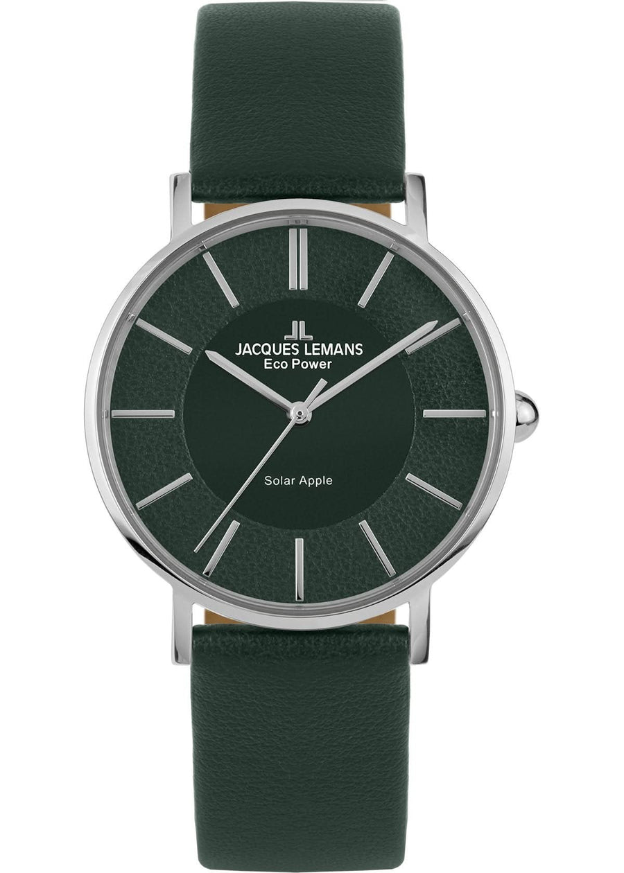 Eco Power Solar Green Vegan Strap Unisex Watch