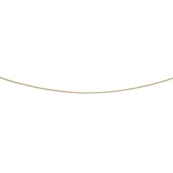 Elements Gold 9CT Yellow Gold Curb With Extender Chain Necklace GN194