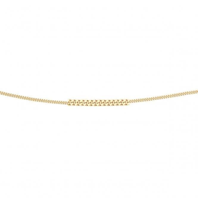 Elements Gold 9CT Yellow Gold Diamond Cut Curb Chain Necklace GN175