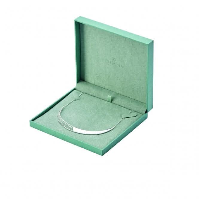 Elements Silver Highly Polished Dew Drop Necklace N4179