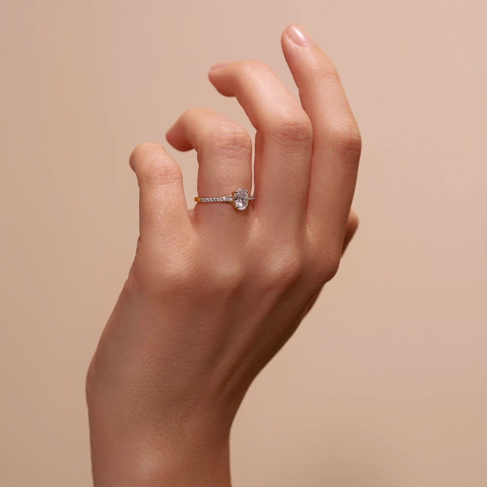 Elena | 9ct Yellow Gold 0.75ct tw Lab Grown Diamond Ring