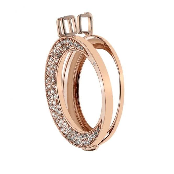 Emozioni Mezzaluna Rose Gold Plated Coin Keeper EK014