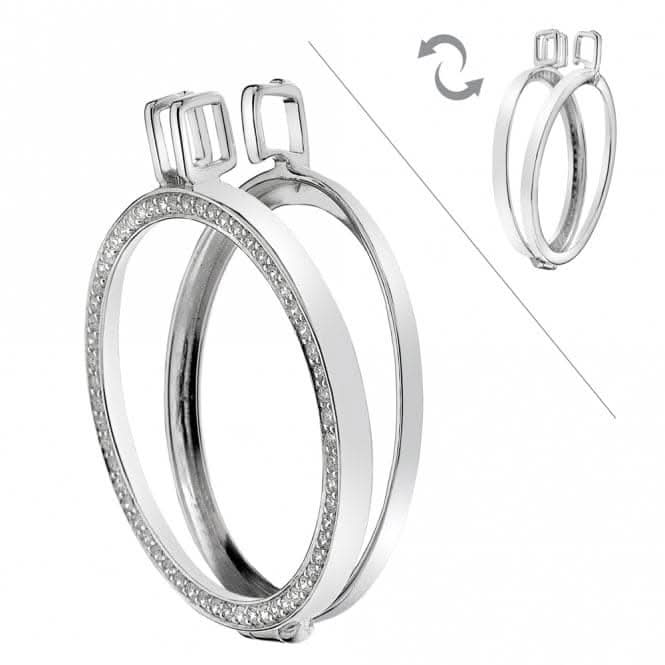 Emozioni Reversible Sterling Silver Keeper EK006