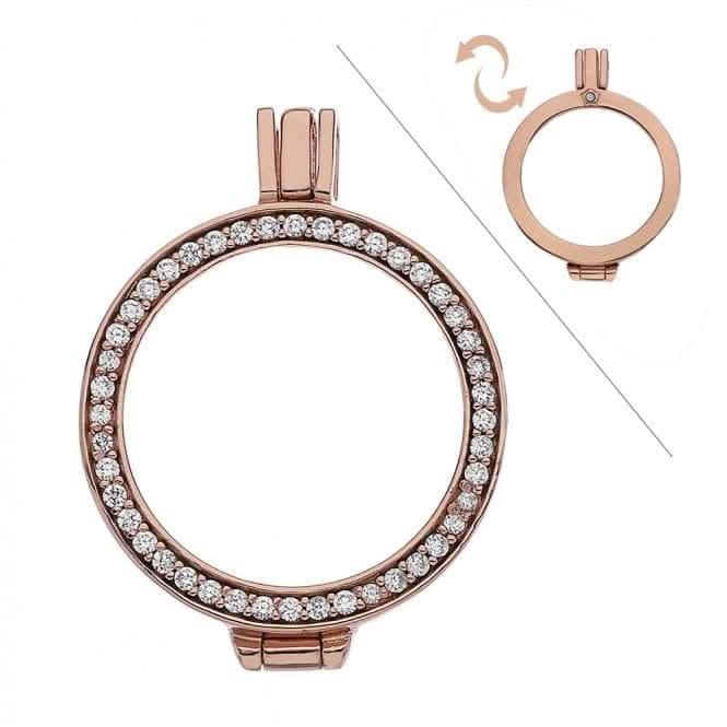 Emozioni Rose Gold Plated Reversible Coin Keeper EK007