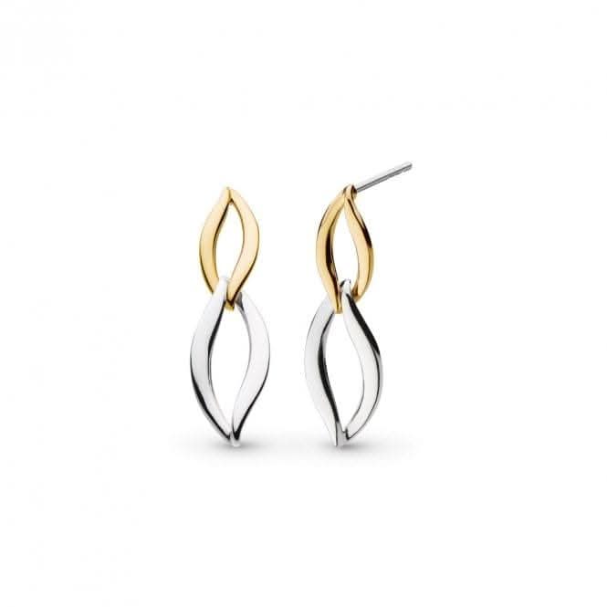 Entwine Twine Link Golden Drop Earrings 61142GRP