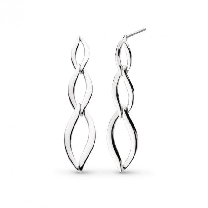 Entwine Twine Link Trio Drop Earrings 61143RP