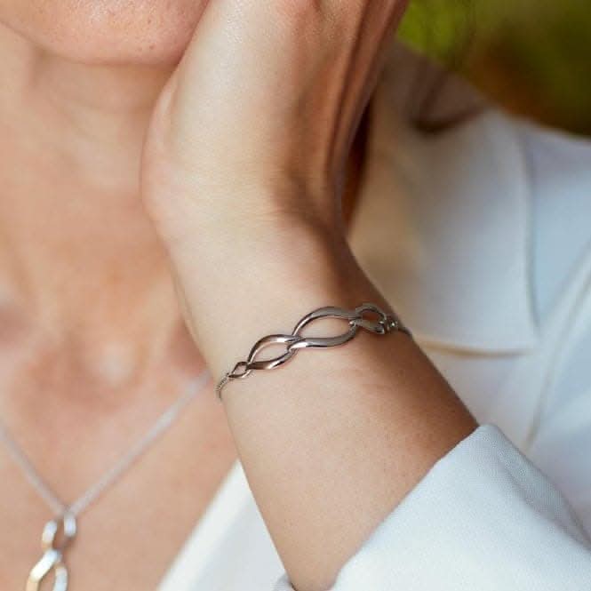 Entwine Twine Link Trio Slider Bracelet 71142RP