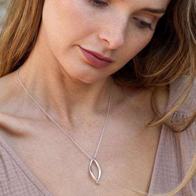 Entwine Twine Twist Link Necklace 90230RP