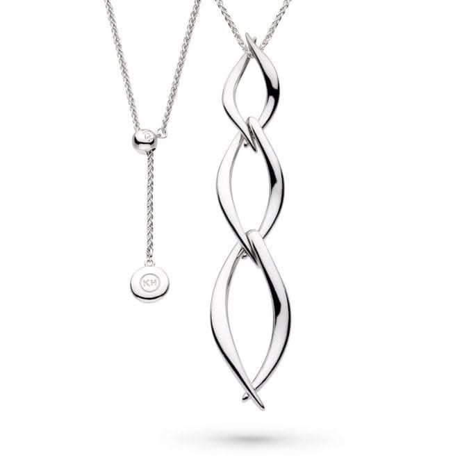 Entwine Twine Twist Trio Link Necklace 90229RP
