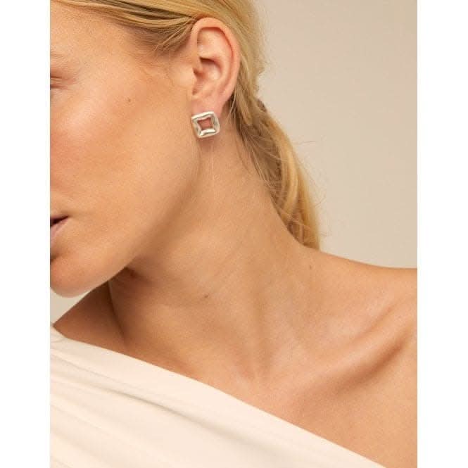 Femme Fatale Silver Metal Earrings PEN0844MTL0000U