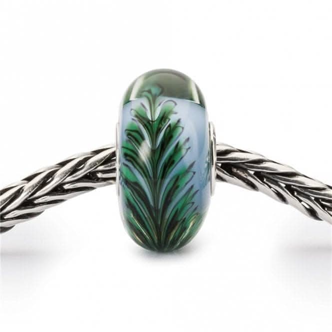 Fern Flower Glass Bead TGLBE-20294