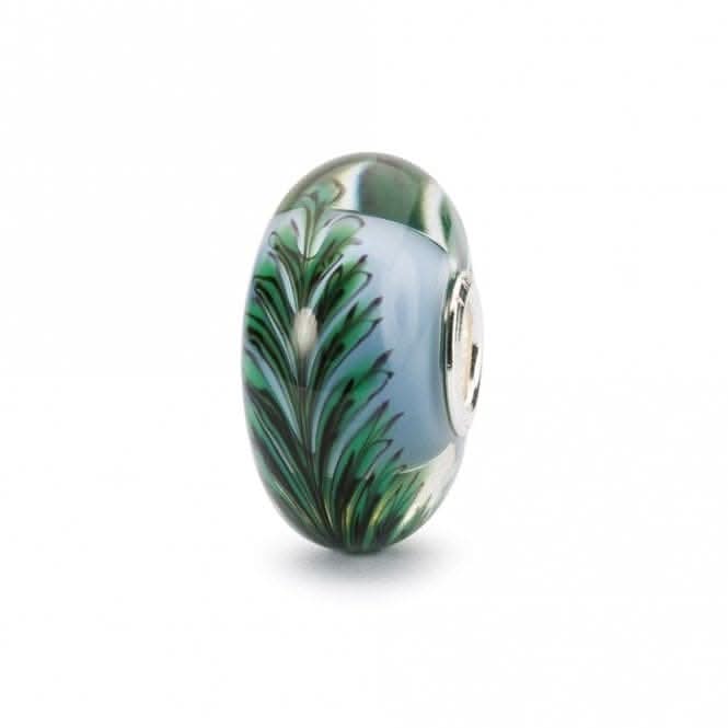 Fern Flower Glass Bead TGLBE-20294