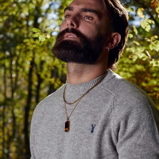 Figaro Link Chain Gold Plated Necklace N4545Fred BennettN4545