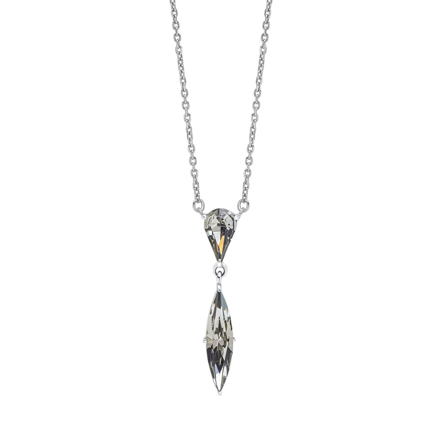 Fiorelli Silver Diamond Crystal Necklace N4620B