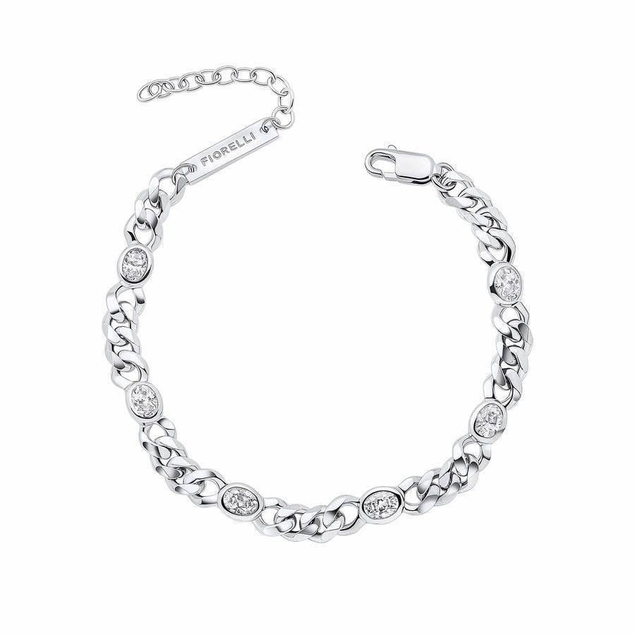 Fiorelli Silver White Cubic Zirconia Bracelet B5518C