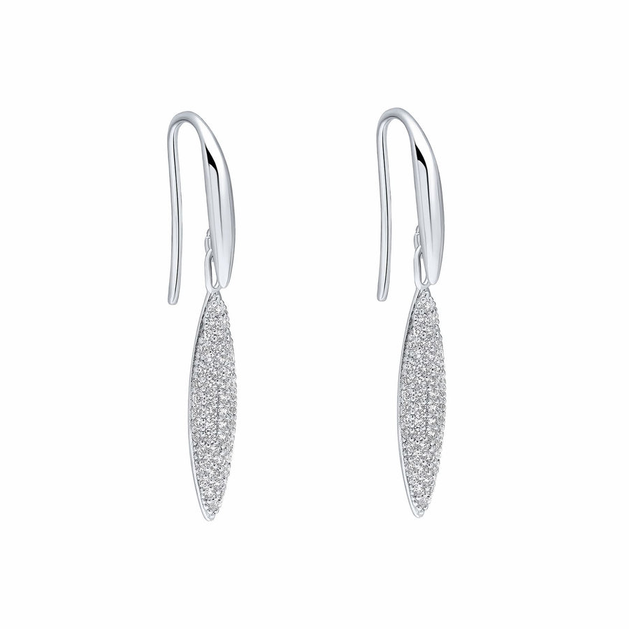 Fiorelli Silver White Cubic Zirconia Earrings E6451C