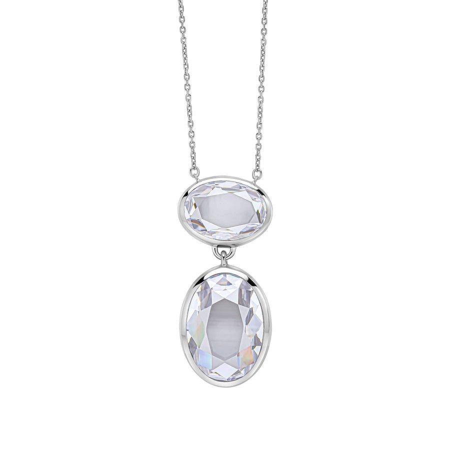 Fiorelli Silver White Cubic Zirconia Necklace N4621C