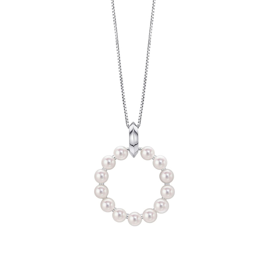 Fiorelli Silver White Freshwater Pearl Pendant P5436W