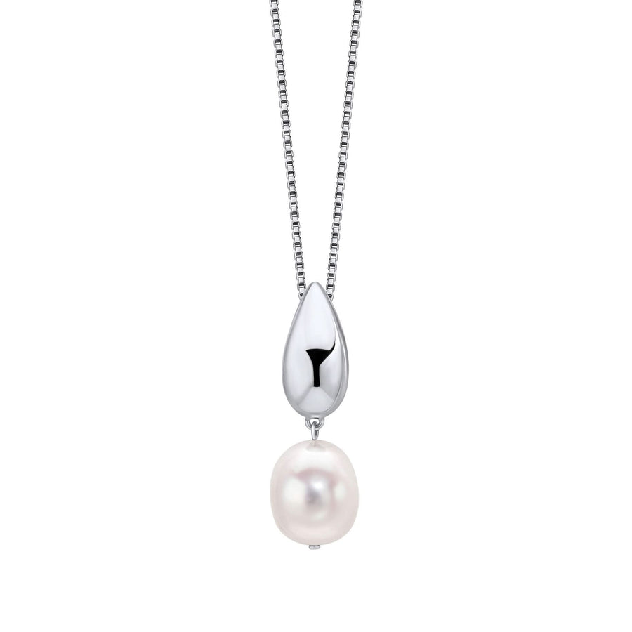 Fiorelli Silver White Freshwater Pearl Pendant P5468W