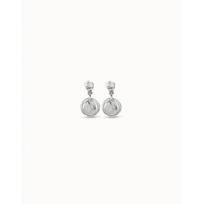 Flake Silver Metal Earrings PEN0384MTL0000U