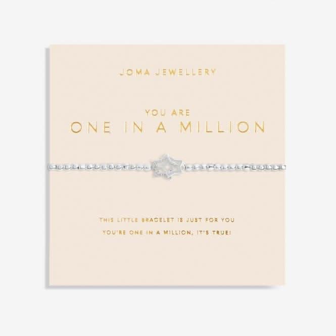 Forever Yours You Are One In A Million Silver 17.5cm Bracelet 6158Joma Jewellery6158