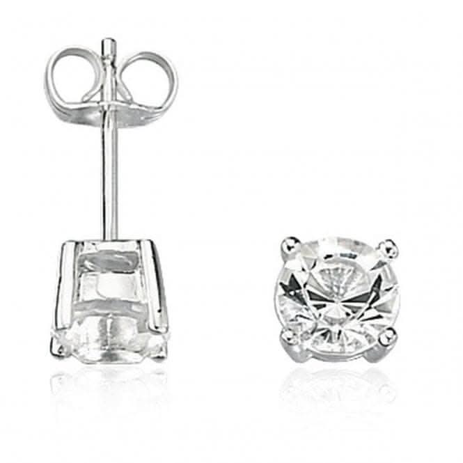 Fred Bennett Clear Crystal Stud Earring E2657C