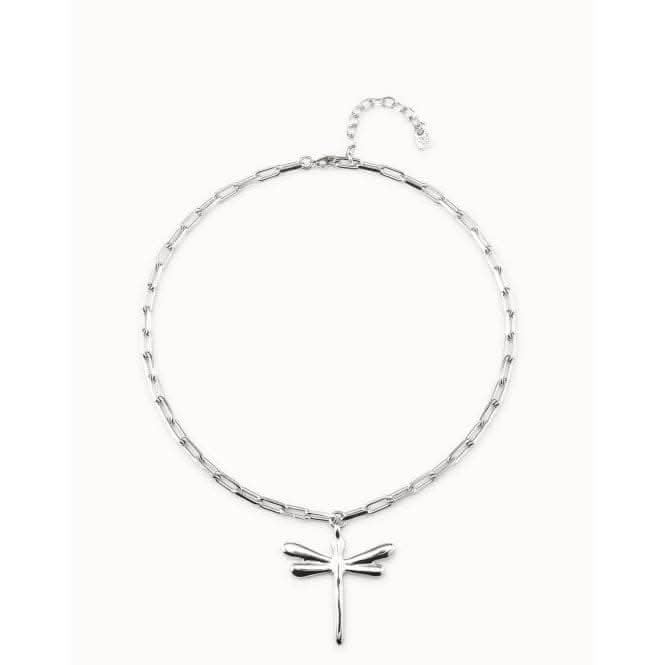 Freedom Silver Metal NecklaceUNOde50COL1574MTL0000U