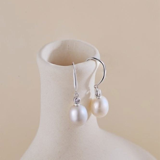 Fresh Water Pearl Dropper Earrings ERLE028Ellie Rose LondonERLE028