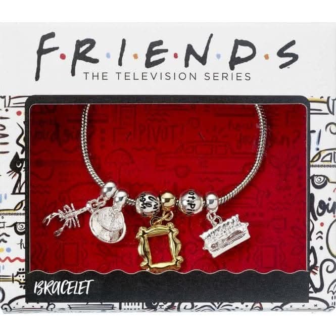 FRIENDS TV Show Charm Bracelet (inc. 4 charms)