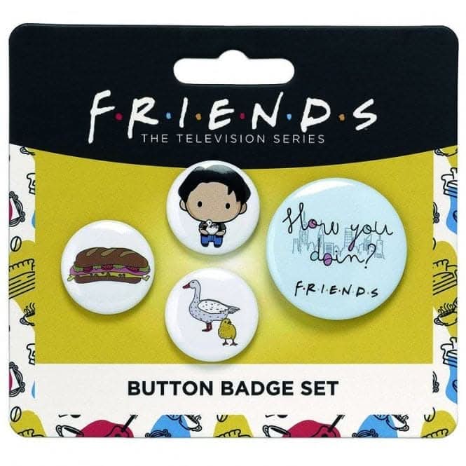 FRIENDS TV Show Joey Button Badge