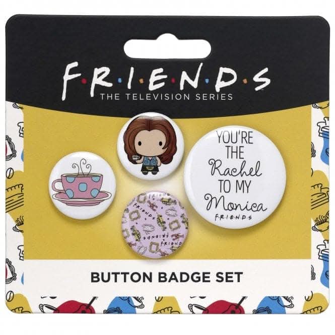 FRIENDS TV Show Rachel Button Badge